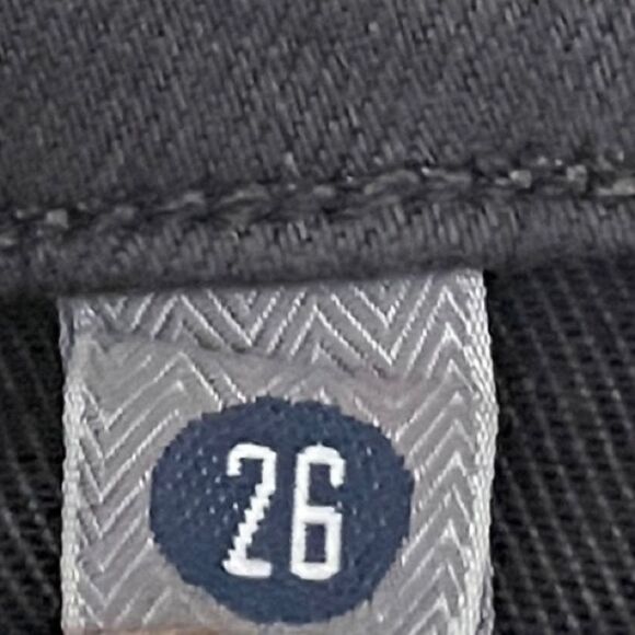 Citizens of Humanity Rocket High Rise Skinny Jeans Refraction Metallic Black 26 - Picture 9 of 11